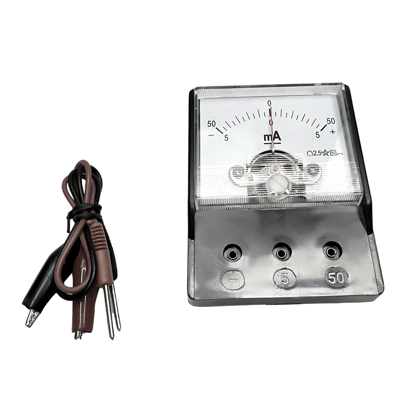 جریان DC میلی آمپرمتر دبستان:-5mA-0-5mA / -50mA-0-50mA